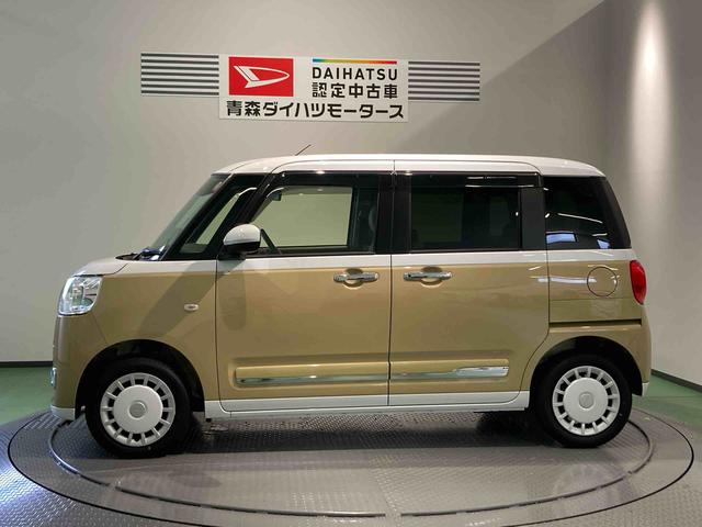 ムーヴキャンバスストライプスG下回り防錆済み 前席シートヒーター スマートキー キーフリー 4WD ABS エアバッグ(青森県)の中古車