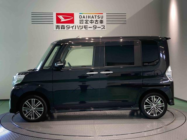 タントカスタムＲＳナビ　エンスタ　下回り防錆済み　両側スライドドア　プッシュスタート　スマートキー　ＡＢＳ　ターボ　４ＷＤ　アルミ　エアバッグ（青森県）の中古車
