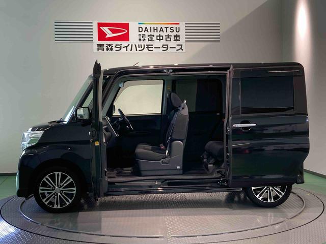 タントカスタムＲＳナビ　エンスタ　下回り防錆済み　両側スライドドア　プッシュスタート　スマートキー　ＡＢＳ　ターボ　４ＷＤ　アルミ　エアバッグ（青森県）の中古車