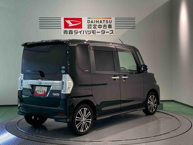 タントカスタムＲＳナビ　エンスタ　下回り防錆済み　両側スライドドア　プッシュスタート　スマートキー　ＡＢＳ　ターボ　４ＷＤ　アルミ　エアバッグ（青森県）の中古車