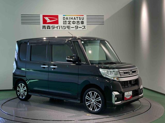 タントカスタムＲＳナビ　エンスタ　下回り防錆済み　両側スライドドア　プッシュスタート　スマートキー　ＡＢＳ　ターボ　４ＷＤ　アルミ　エアバッグ（青森県）の中古車