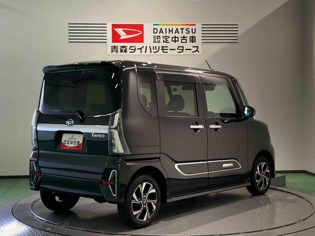 タントカスタムＸスタイルセレクションナビ　ドラレコ　ＥＴＣ　エンスタ　前席シートヒーター　下回り防錆済み　４ＷＤ　スマートキー　アルミ（青森県）の中古車