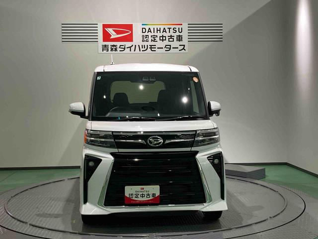 タントカスタムＲＳナビ　下回り防錆済み　前席シートヒーター　アルミ　ターボ　４ＷＤ　エアバッグ　キーフリー　スマートキ−　ＡＢＳ（青森県）の中古車