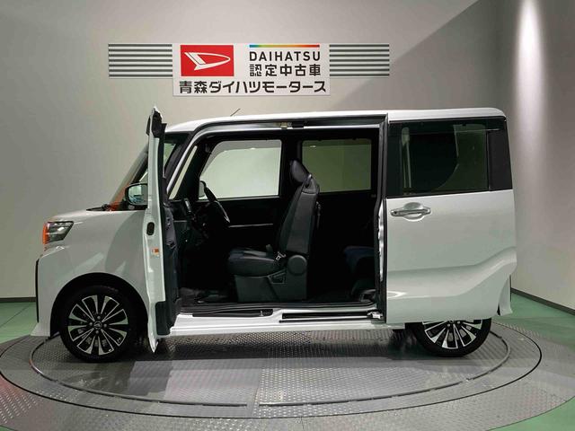 タントカスタムＲＳナビ　下回り防錆済み　前席シートヒーター　アルミ　ターボ　４ＷＤ　エアバッグ　キーフリー　スマートキ−　ＡＢＳ（青森県）の中古車