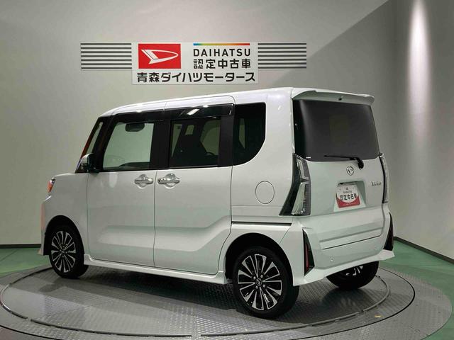 タントカスタムＲＳナビ　下回り防錆済み　前席シートヒーター　アルミ　ターボ　４ＷＤ　エアバッグ　キーフリー　スマートキ−　ＡＢＳ（青森県）の中古車