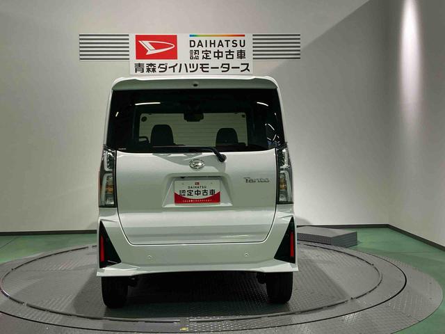タントカスタムＲＳナビ　下回り防錆済み　前席シートヒーター　アルミ　ターボ　４ＷＤ　エアバッグ　キーフリー　スマートキ−　ＡＢＳ（青森県）の中古車