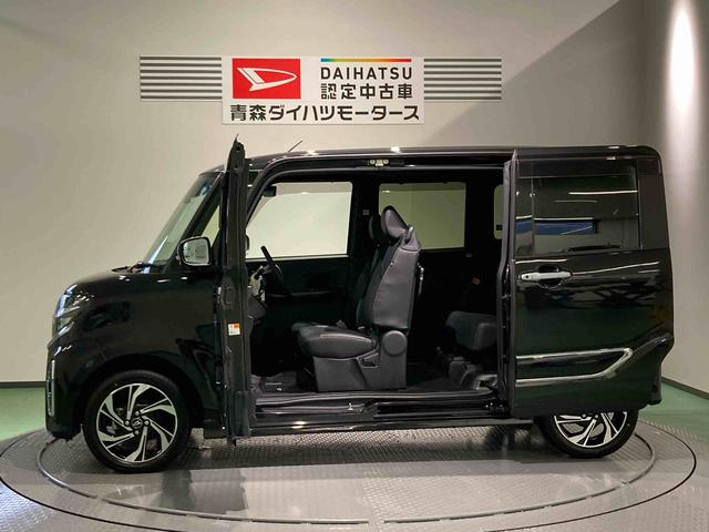 タントカスタムＲＳスタイルセレクションナビ　エンスタ　ドラレコ　前席シートヒーター　下回り防錆済み　キーフリー　ＥＴＣ　４ＷＤ　ターボ　アルミ　ＡＢＳ　スマートキー　エアバッグ（青森県）の中古車