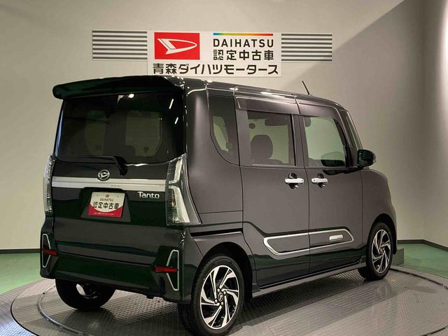 タントカスタムＲＳスタイルセレクションナビ　エンスタ　ドラレコ　前席シートヒーター　下回り防錆済み　キーフリー　ＥＴＣ　４ＷＤ　ターボ　アルミ　ＡＢＳ　スマートキー　エアバッグ（青森県）の中古車