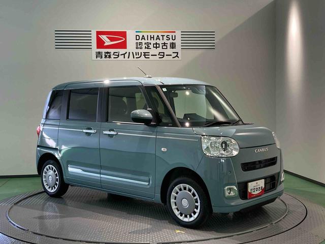 ムーヴキャンバスセオリーＧ下回り防錆済み　前席シートヒーター　両側スライドドア　４ＷＤ　キーフリー　スマートキー　エアバッグ（青森県）の中古車