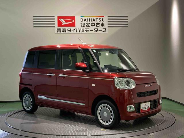 ムーヴキャンバスセオリーGターボディスプレイオーディオ 下回り防錆済み 前席シートヒーター ターボ キーレス エアバッグ スマートキー 4WD ABS(青森県)の中古車