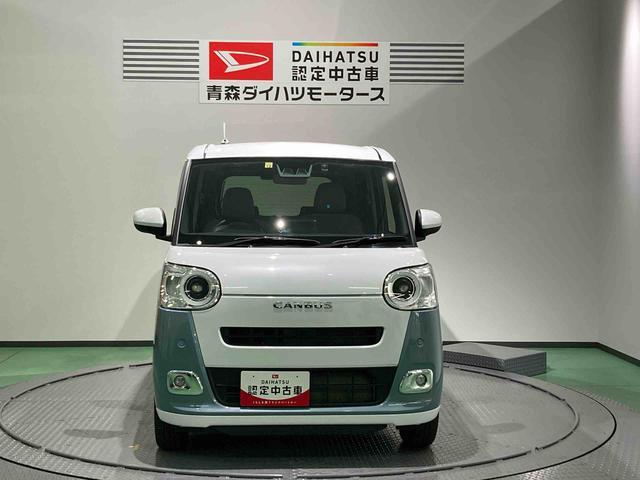 ムーヴキャンバスストライプスＧナビ　ドラレコ　エンスタ　下回り防錆済み　両側スライドドア　キーフリー　４ＷＤ　エアバッグ　ＡＢＳ　スマキー（青森県）の中古車