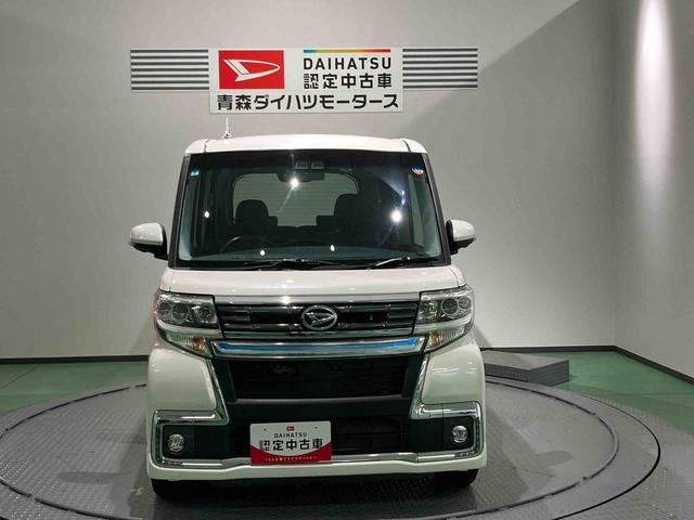 タントカスタムＲＳ　トップエディションＶＳ　ＳＡIIIナビ　エンスタ　下回り防錆済み　ターボ　キーレス　４ＷＤ　アルミ　エアバッグ　ＡＢＳ　スマートキー（青森県）の中古車