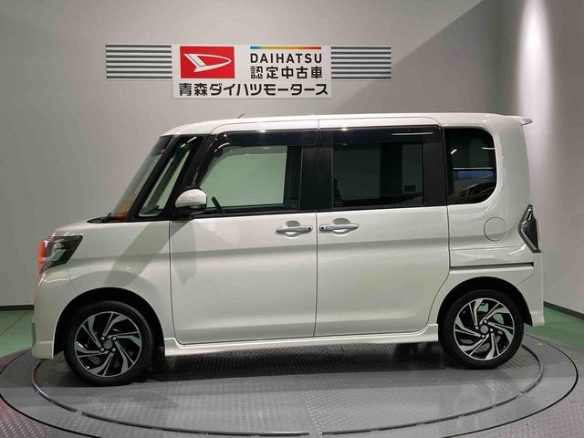 タントカスタムＲＳ　トップエディションＶＳ　ＳＡIIIナビ　エンスタ　下回り防錆済み　ターボ　キーレス　４ＷＤ　アルミ　エアバッグ　ＡＢＳ　スマートキー（青森県）の中古車