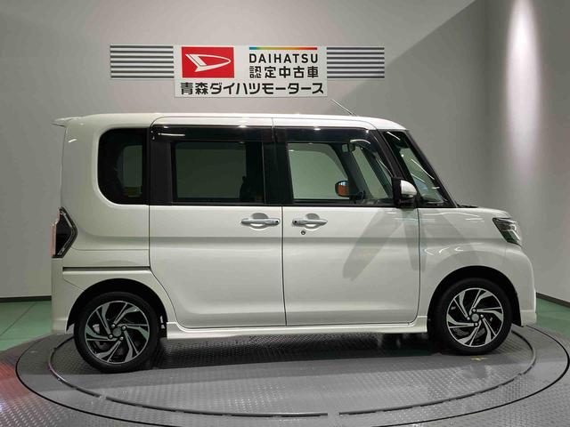 タントカスタムＲＳ　トップエディションＶＳ　ＳＡIIIナビ　エンスタ　下回り防錆済み　ターボ　キーレス　４ＷＤ　アルミ　エアバッグ　ＡＢＳ　スマートキー（青森県）の中古車