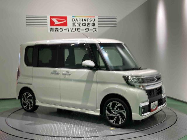 タントカスタムＲＳ　トップエディションＶＳ　ＳＡIIIナビ　エンスタ　下回り防錆済み　ターボ　キーレス　４ＷＤ　アルミ　エアバッグ　ＡＢＳ　スマートキー（青森県）の中古車