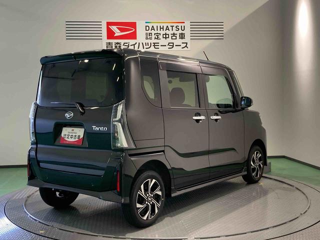 タントカスタムX下回り防錆済み 前席シートヒーター 4WD キーフリー ABS スマートキー エアバッグ アルミ(青森県)の中古車