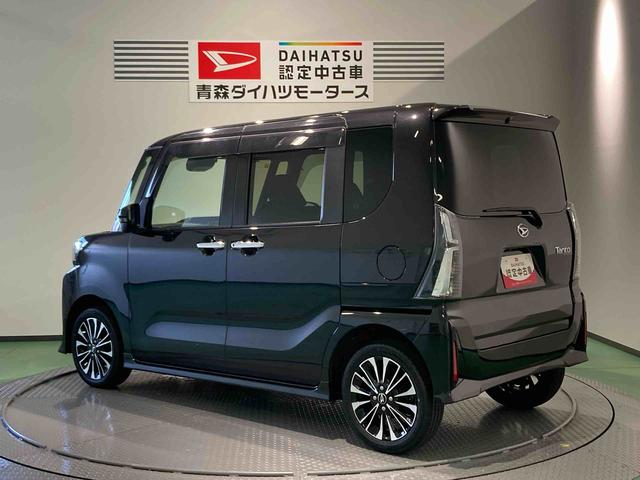タントカスタムＲＳナビ　前席シートヒーター　パワーウィンドウ　下回り防錆済み　ターボ　４ＷＤ　アルミ　スマートキー　キーフリー　ＡＢＳ　エアバッグ（青森県）の中古車