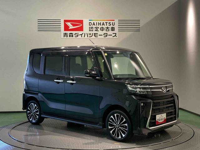 タントカスタムＲＳナビ　前席シートヒーター　パワーウィンドウ　下回り防錆済み　ターボ　４ＷＤ　アルミ　スマートキー　キーフリー　ＡＢＳ　エアバッグ（青森県）の中古車