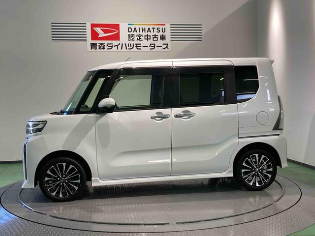 タントカスタムＲＳディスプレイオーディオ　ＥＴＣ　エンスタ　ドラレコ　下回り防錆済み　パワーウィンドウ　下回り防錆済み　ターボ　４ＷＤ　エアバッグ　オートハイビーム　スマートキ−　キーレス　ＡＢＳ　衝突軽減ブレ−キ（青森県）の中古車