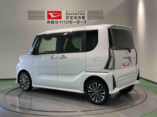 タントカスタムＲＳディスプレイオーディオ　ＥＴＣ　エンスタ　ドラレコ　下回り防錆済み　パワーウィンドウ　下回り防錆済み　ターボ　４ＷＤ　エアバッグ　オートハイビーム　スマートキ−　キーレス　ＡＢＳ　衝突軽減ブレ−キ（青森県）の中古車