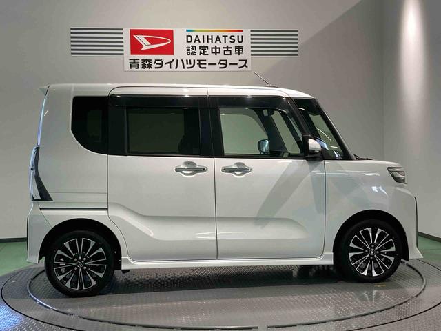 タントカスタムＲＳディスプレイオーディオ　ＥＴＣ　エンスタ　ドラレコ　下回り防錆済み　パワーウィンドウ　下回り防錆済み　ターボ　４ＷＤ　エアバッグ　オートハイビーム　スマートキ−　キーレス　ＡＢＳ　衝突軽減ブレ−キ（青森県）の中古車