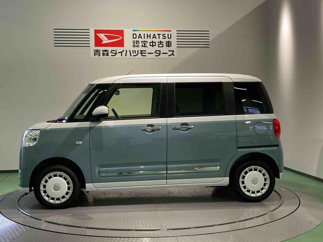 ムーヴキャンバスストライプスG下回り防錆済み 前席シートヒーター 両側スライドドア キーフリー 4WD エアバッグ ABS(青森県)の中古車