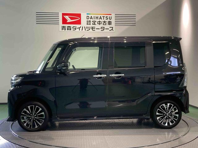 タントカスタムＲＳナビ　下回り防錆済み　前席シートヒーター　ターボ　４ＷＤ　エアバッグ　スマートキ−　アルミ　キーレス　ＡＢＳ（青森県）の中古車