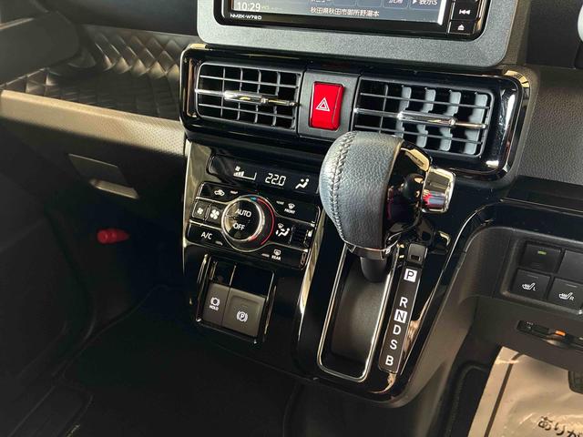 タントカスタムＲＳ４ＷＤ　ターボ　スマアシ（衝突安全防止機能）純正ナビ／ドラレコ／リモスタ　全周囲カメラ　ＴＶコントロールキット　クルーズコントロール　両側パワースライドドア　オートエアコン／ライト　ＬＥＤヘッドランプ（秋田県）の中古車