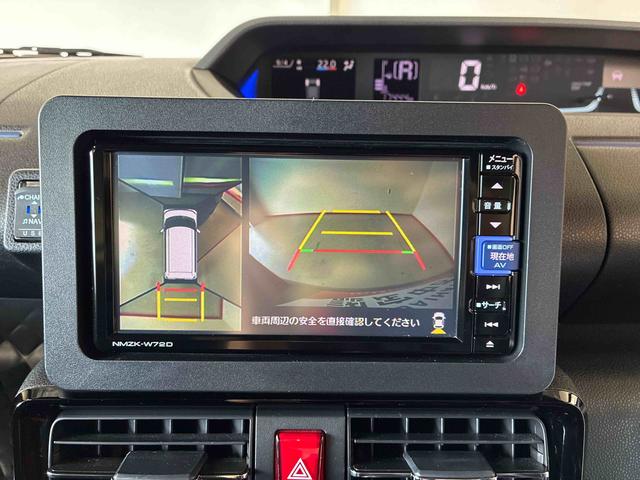 タントカスタムＲＳ４ＷＤ　ターボ　スマアシ（衝突安全防止機能）純正ナビ／ドラレコ／リモスタ　全周囲カメラ　ＴＶコントロールキット　クルーズコントロール　両側パワースライドドア　オートエアコン／ライト　ＬＥＤヘッドランプ（秋田県）の中古車