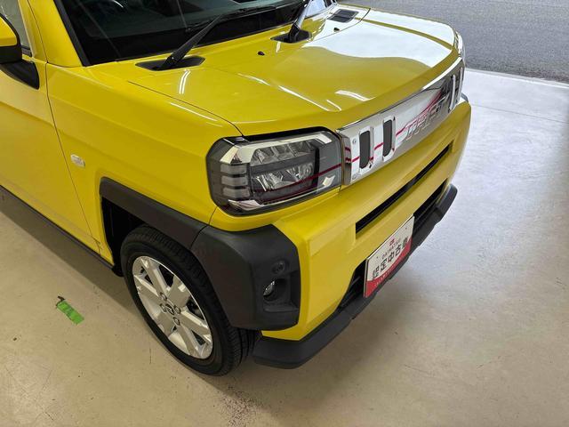 タフトＧ４ＷＤ　純正ナビ　ＬＥＤヘッドライト／フォグランプ　オートライト／エアコン／ハイビーム／電動格納ドアミラー　電動パーキングブレーキ　ドライブレコーダー　ＴＶコントロールキット　コーナーセンサー（秋田県）の中古車