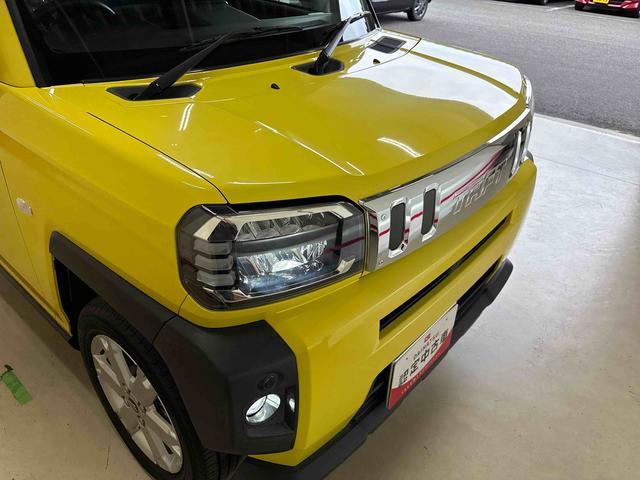 タフトＧ４ＷＤ　純正ナビ　ＬＥＤヘッドライト／フォグランプ　オートライト／エアコン／ハイビーム／電動格納ドアミラー　電動パーキングブレーキ　ドライブレコーダー　ＴＶコントロールキット　コーナーセンサー（秋田県）の中古車