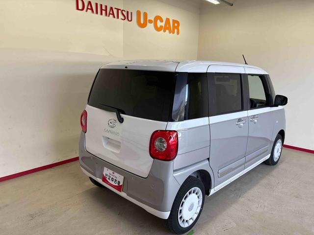 ムーヴキャンバスストライプスＧターボ４ＷＤ　オーディオレス　ＬＥＤヘッドライト／フォグランプ　オートエアコン／ライト／ハイビーム／電動ドアミラー　クルーズコントロール　電動パーキングブレーキ　両側電動スライドドア　コーナーセンサー（秋田県）の中古車