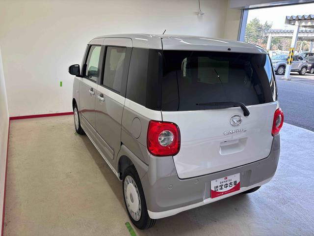 ムーヴキャンバスストライプスＧターボ４ＷＤ　オーディオレス　ＬＥＤヘッドライト／フォグランプ　オートエアコン／ライト／ハイビーム／電動ドアミラー　クルーズコントロール　電動パーキングブレーキ　両側電動スライドドア　コーナーセンサー（秋田県）の中古車