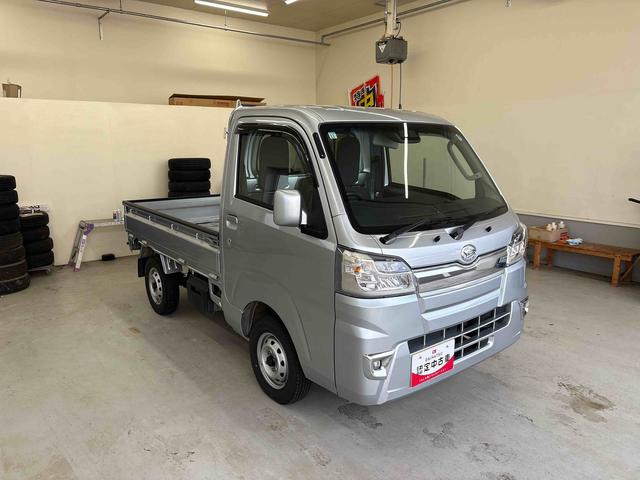 ハイゼットトラックエクストラＳＡIIIｔパートタイム４ＷＤ　純正ＣＤ　ＬＥＤヘッドライト／フォグランプ　キーレスエントリー　コーナーセンサー　荷台作業灯　マニュアルエアコン　オートライト　ストロング防錆　リヤ４枚リーフスプリング（秋田県）の中古車