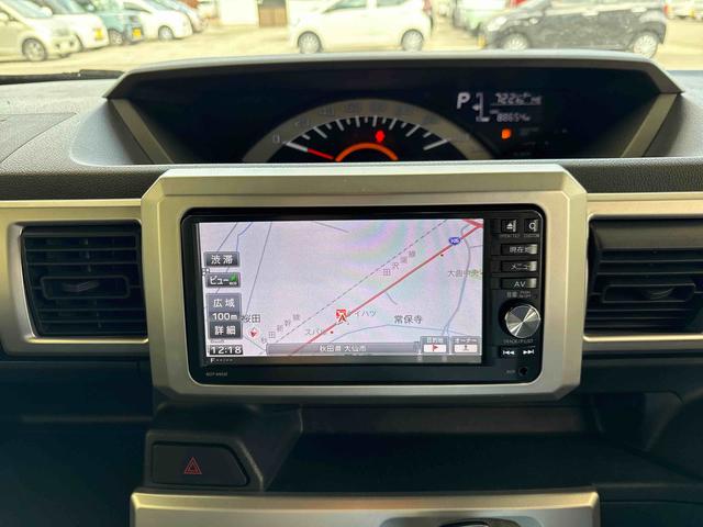 ウェイクＬ　ＳＡ４ＷＤ　純正ナビ　バックカメラ　ステアリングスイッチ　ハロゲンヘッドライト　キーフリーシステム　オートライト／エアコン　助手席電動スライドドア　電動格納ドアミラー　ＴＶコントロールキット（秋田県）の中古車