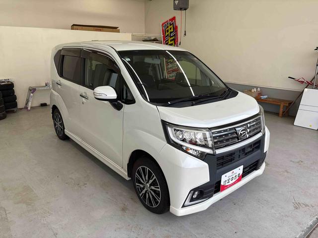 ムーヴカスタム　Ｘ　ハイパーＳＡII純正ナビ　バックカメラ　ステアリングスイッチ　ＬＥＤヘッドライト／フォグランプ　ＴＶコントロールキット　リモコンエンジンスターター　オートエアコン／ライト／電動ドアミラー　ドライブレコーダー（秋田県）の中古車