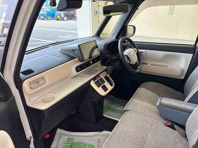 ムーヴキャンバスストライプスG IDLE非装着車4WD ディスプレーオーディオ パノラマモニターLEDヘッドライト/フォグランプ オートエアコン/ライト/ハイビーム/電動ドアミラー TVコントロールキット 電動パーキングブレーキ コーナーセンサー(秋田県)の中古車