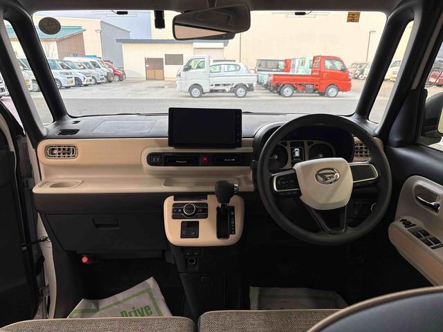 ムーヴキャンバスストライプスG IDLE非装着車4WD ディスプレーオーディオ パノラマモニターLEDヘッドライト/フォグランプ オートエアコン/ライト/ハイビーム/電動ドアミラー TVコントロールキット 電動パーキングブレーキ コーナーセンサー(秋田県)の中古車