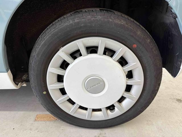 ムーヴキャンバスストライプスG IDLE非装着車4WD ディスプレーオーディオ パノラマモニターLEDヘッドライト/フォグランプ オートエアコン/ライト/ハイビーム/電動ドアミラー TVコントロールキット 電動パーキングブレーキ コーナーセンサー(秋田県)の中古車