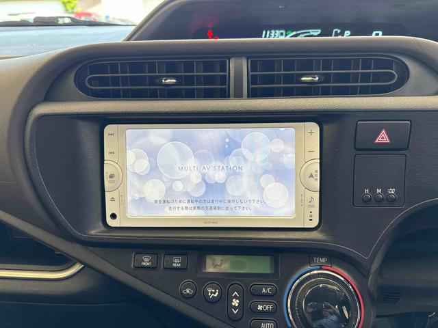 アクアＧ純正ナビ　踏み間違い防止　ハロゲンヘッドライト　ＥＴＣ　オートエアコン　純正アルミホイール　運転席シートリフター　電動格納ドアミラー　フロントシールドディアイサー　社外品ドライブレコーダー（前後）（秋田県）の中古車