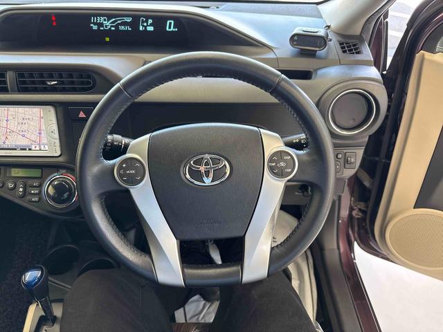 アクアＧ純正ナビ　踏み間違い防止　ハロゲンヘッドライト　ＥＴＣ　オートエアコン　純正アルミホイール　運転席シートリフター　電動格納ドアミラー　フロントシールドディアイサー　社外品ドライブレコーダー（前後）（秋田県）の中古車