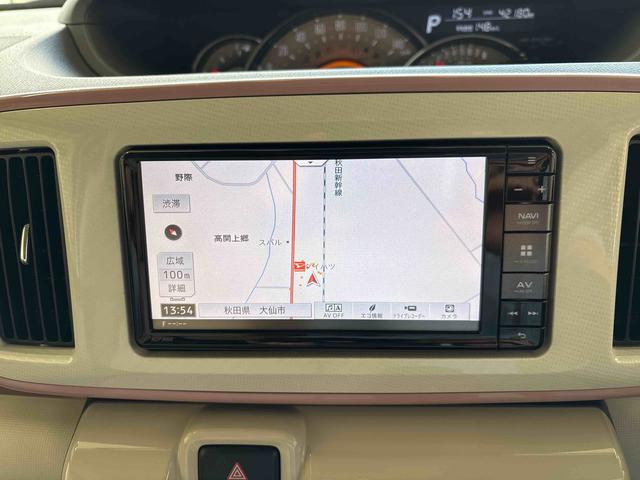 ムーヴキャンバスＧメイクアップ　ＳＡIII４ＷＤ　純正ナビ　パノラマモニター　ドライブレコーダー　ＥＴＣ　ＬＥＤヘッドライト／フォグランプ　オートエアコン／ライト／ハイビーム／電動ドアミラー　リモコンエンジンスターター　両側電動スライドドア（秋田県）の中古車