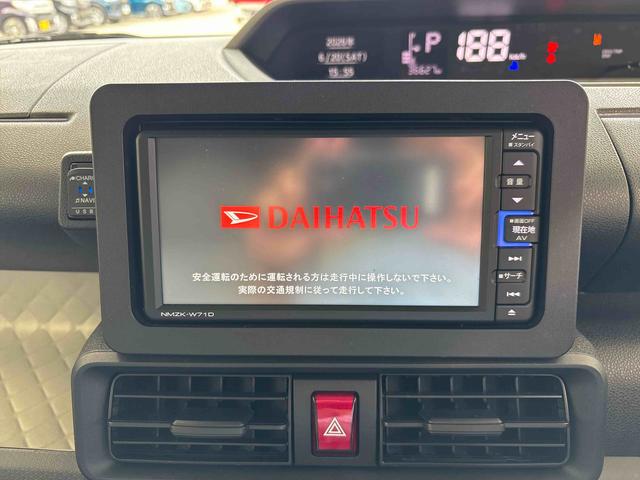 タントＸ純正ナビ　ドライブレコーダー　バックカメラ　ステアリングスイッチ　ＬＥＤヘッドライト　助手席電動スライドドア　オートエアコン／ライト／電動ドアミラー／ハイビーム　コーナーセンサー　両側シートヒーター（秋田県）の中古車