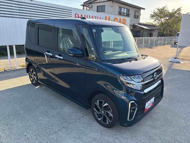 タントカスタムＸ純正ナビ　バックカメラ　ステアリングスイッチ　ＬＥＤヘッドライト／フォグランプ　オートエアコン／ライト／ハイビーム／電動ドアミラー　ドライブレコーダー　ＥＴＣ　両側電動スライドドア　コーナーセンサー（秋田県）の中古車