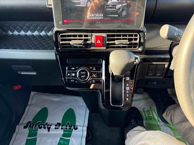 タントカスタムＸ純正ナビ　バックカメラ　ステアリングスイッチ　ＬＥＤヘッドライト／フォグランプ　オートエアコン／ライト／ハイビーム／電動ドアミラー　ドライブレコーダー　ＥＴＣ　両側電動スライドドア　コーナーセンサー（秋田県）の中古車