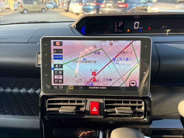 タントカスタムＸ純正ナビ　バックカメラ　ステアリングスイッチ　ＬＥＤヘッドライト／フォグランプ　オートエアコン／ライト／ハイビーム／電動ドアミラー　ドライブレコーダー　ＥＴＣ　両側電動スライドドア　コーナーセンサー（秋田県）の中古車