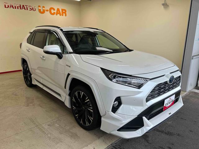 ＲＡＶ４ハイブリッドＧ４ＷＤ　衝突被害軽減ブレーキシステム　ナビ　バックカメラ　ＥＴＣ　キーフリー　ＬＥＤヘッドランプ　ハロゲンフォグランプ　オートライト／エアコン　クルーズコントロール　ブラインドスポットモニター（秋田県）の中古車