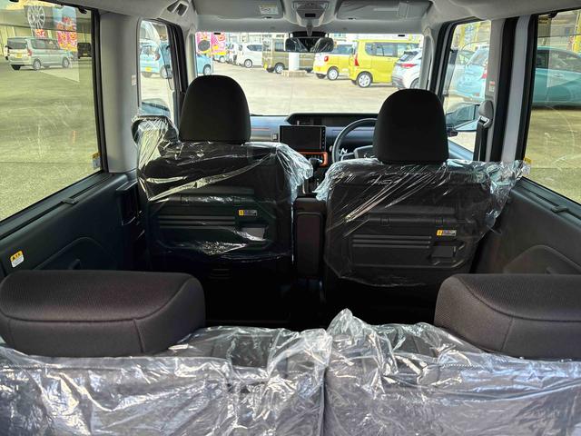 タントファンクロスターボ4WD ディスプレイオーディオ LEDヘッドランプ/フォグランプ オートエアコン/ライト/ハイビーム/電動格納ドアミラー 両側電動スライドドア 運転席・助手席シートヒーター 電動パーキングブレーキ(秋田県)の中古車