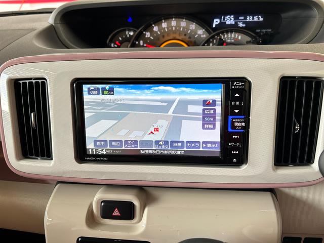 ムーヴキャンバスＧホワイトアクセントリミテッド　ＳＡIII４ＷＤ　スマートアシスト（衝突回避支援）　オートライト／エアコン　純正ナビ／ドラレコ　パノラマモニター　両側パワースライドドア　ＬＥＤヘッドランプ／フォグランプ　チルトステアリング／シートリフター（秋田県）の中古車