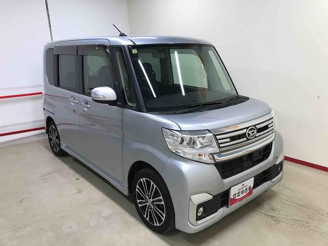 タントカスタムＲＳ２ＷＤ　サイドエアバッグ　オートライト／エアコン　純正ナビ　両側パワースライドドア　ＬＥＤヘッドランプ／フォグランプ（秋田県）の中古車